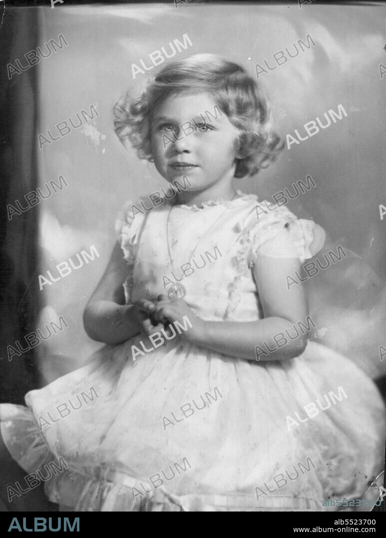 Princess Margaret Rose, who will be 5 years old aon Aug. 21st. November 7, 1935. (Photo by Marcus Adams).