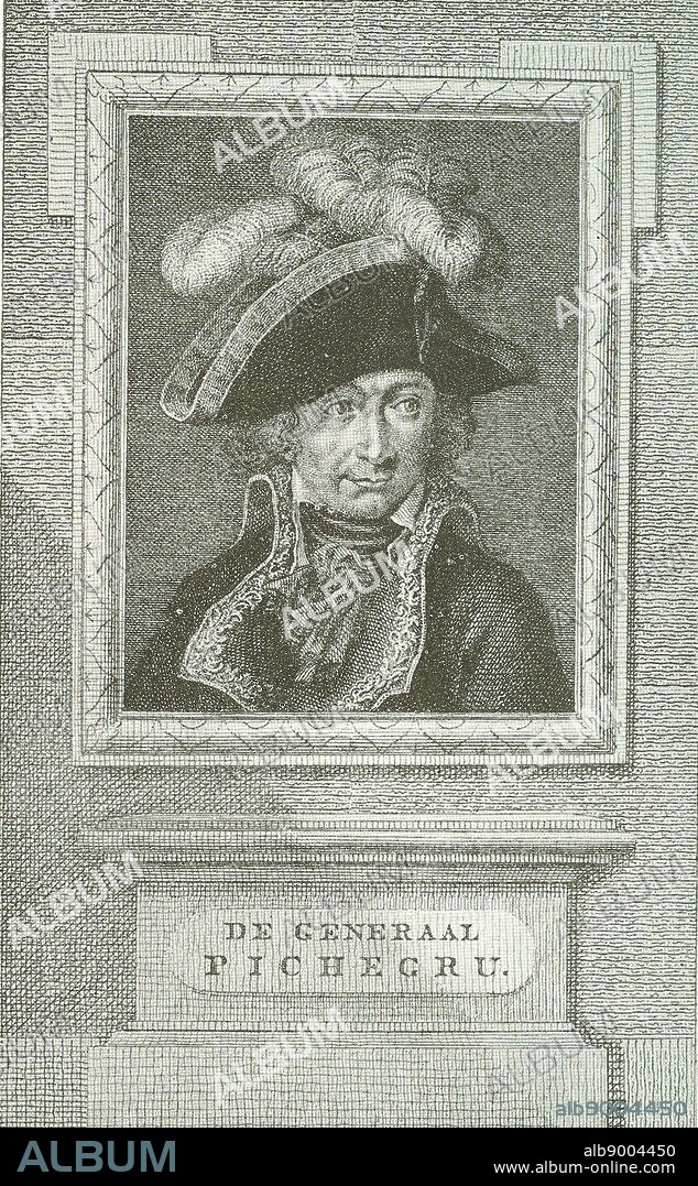 Portrait of General Pichegru. Jean-Charles Pichegru (16 February 1761 5 April 1804) was a French general and political figure of the French Revolution and Revolutionary Wars.