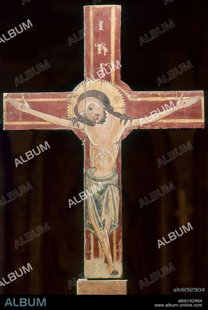 CRUCIFIJO ROMANICO.
