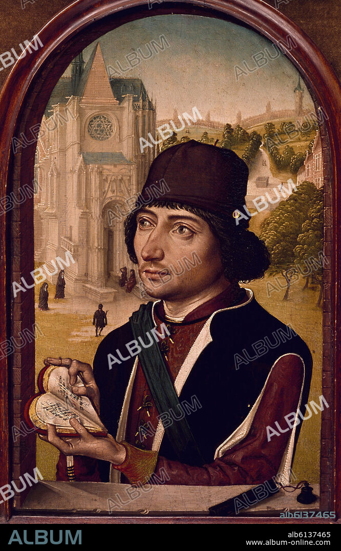 ESCUELA FRANCESA. RETRATO DE LUIS XI - SIGLO XVI.