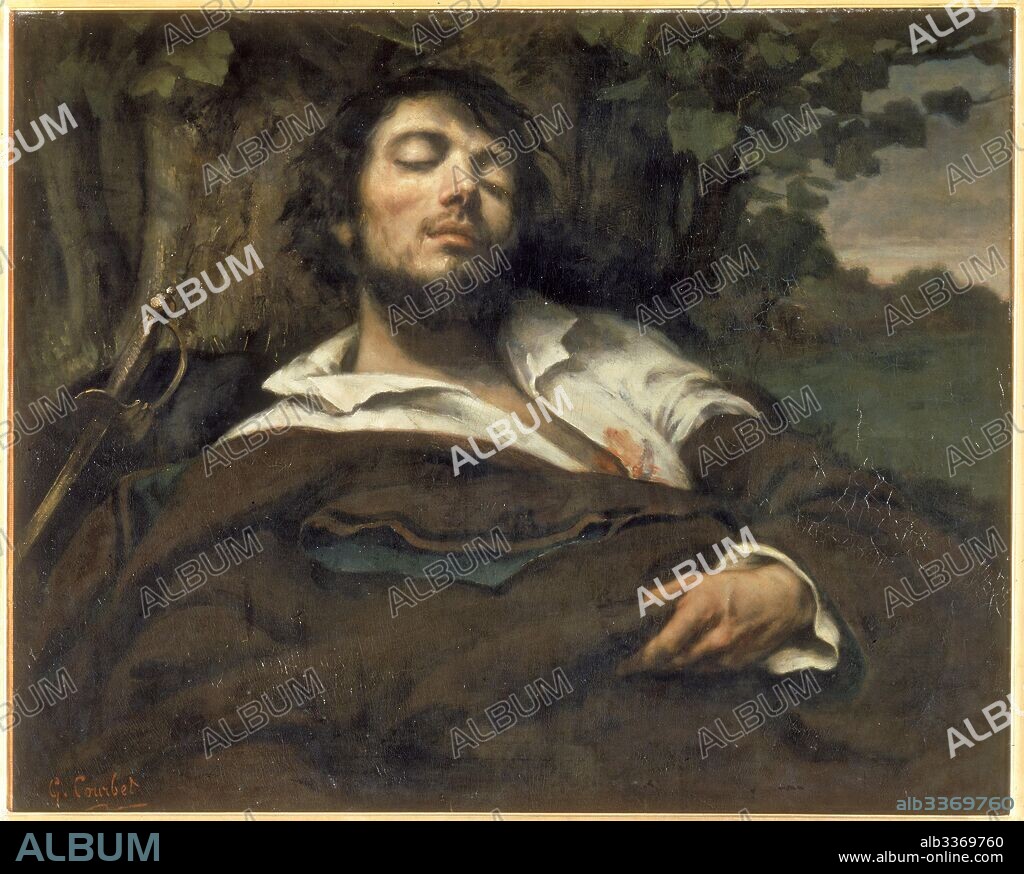 GUSTAVE COURBET. The Wounded Man (L'Homme blessé).