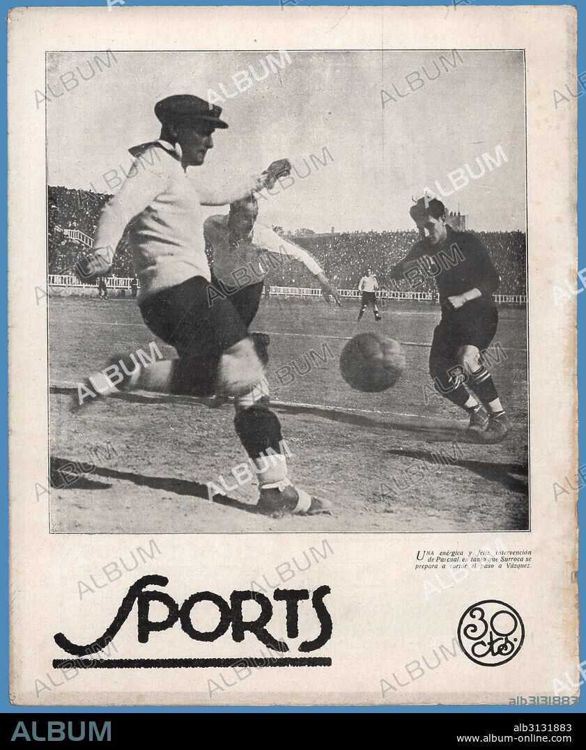 Portada de la revista deportiva Sports, editada en Barcelona, abril de 1924.