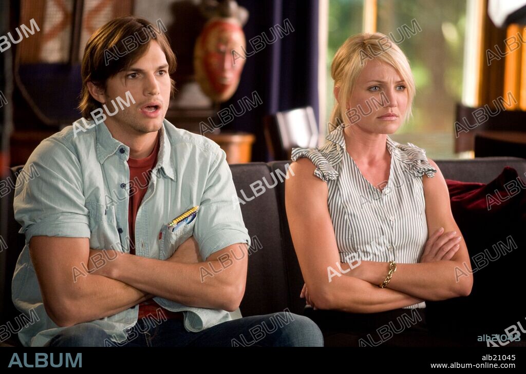 ASHTON KUTCHER and CAMERON DIAZ in WHAT HAPPENS IN VEGAS, 2008, directed by TOM VAUGHAN. Copyright 21 LAPS ENTERTAINMENT/MOSAIC MEDIA GROUP/PENN STATION ENTERT / BAILEY, K.C.