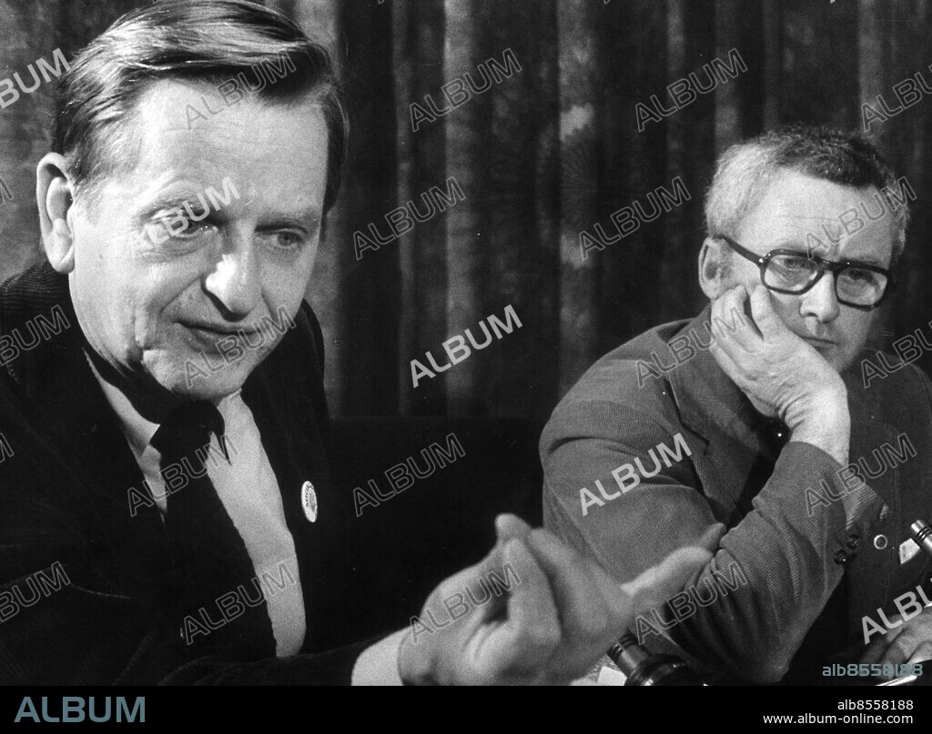 ARKIV 1979 -. Olof Palme och Kjell-Olof Feldt.. Foto: Stig A Nilsson Kod: 43. COPYRIGHT SCANPIX SWEDEN.