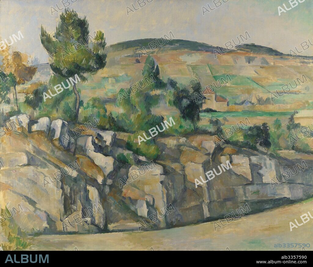 PAUL CÉZANNE. Hillside in Provence.
