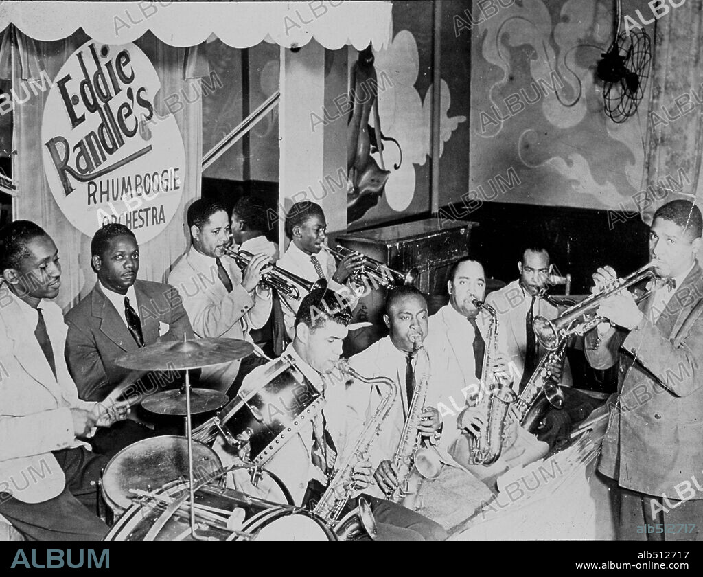 Miles Davis with Eddie Randle's Blue Devils, St Louis, 1944.