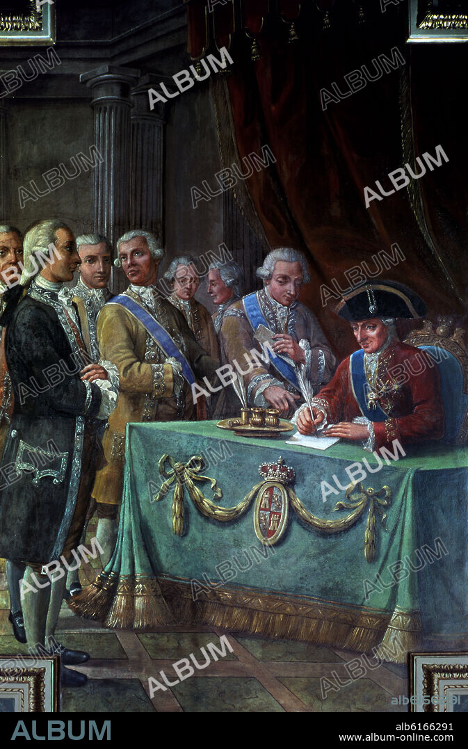 PEDRO PABLO MONTAÑA. CARLOS III FIRMA EL DECRETO DE LIBRE COMERCIO CON AMERICA EN 1778 - SIGLO XVIII.
