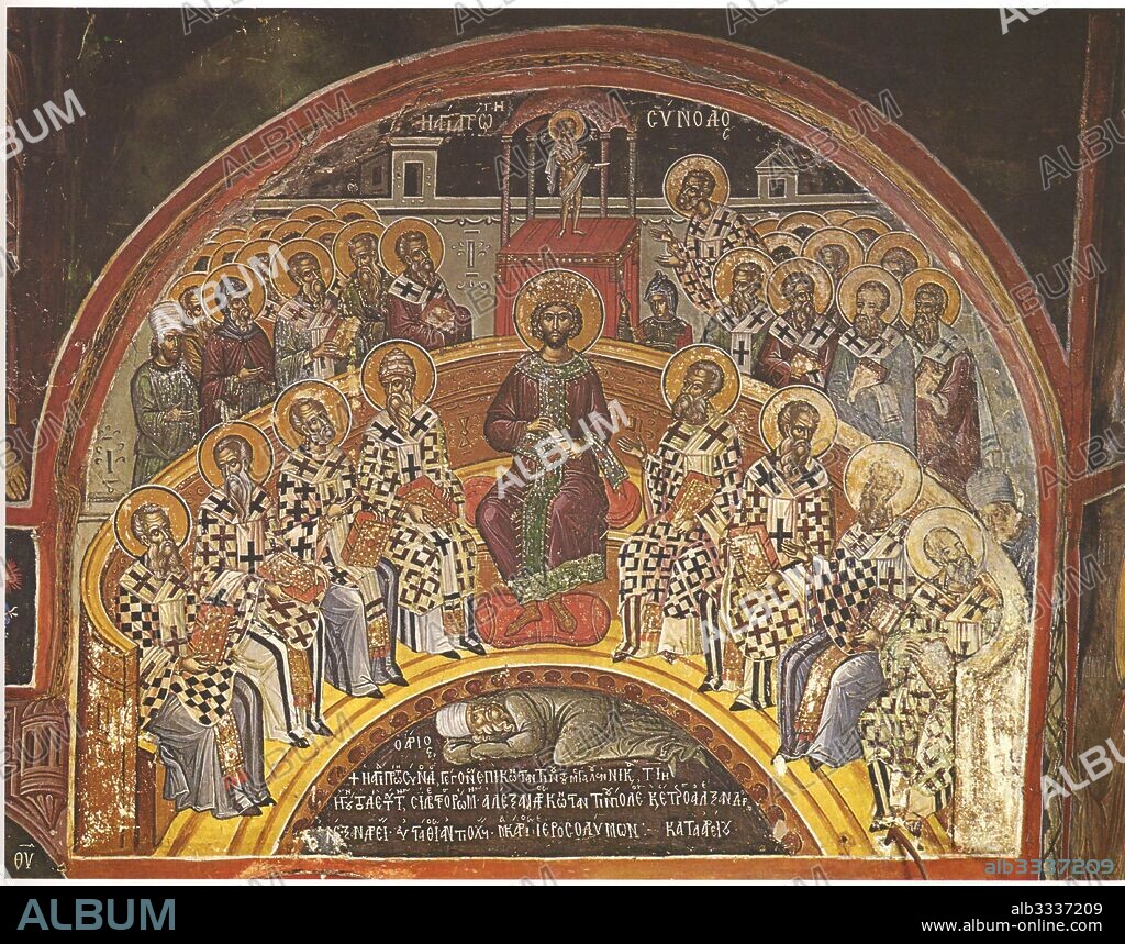 THEOPHANES STRELITZAS (THEOPHANES THE CRETAN). First Council of Nicaea.