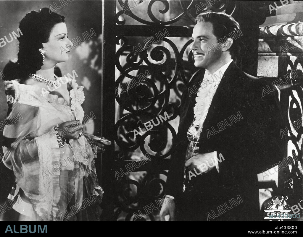 JOAN BENNETT and LOUIS HAYWARD in THE SON OF MONTE CRISTO, 1940, directed by ROWLAND V. LEE. Copyright UNITED ARTISTS.