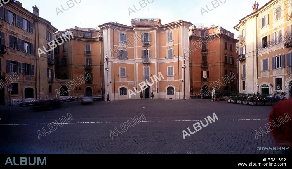 Rome (Italy), Piazza San Ignazio (architect: Filippo Raguzzini, 1726-28). General view. Photo, © Achim Bednorz.