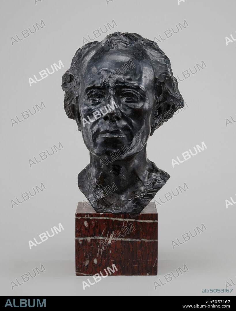 Auguste Rodin, (sculptor), French, 1840 - 1917, Gustav Mahler, 1909, bronze, overall: 34.6 x 24.5 x 24.7 cm (13 5/8 x 9 5/8 x 9 3/4 in.).