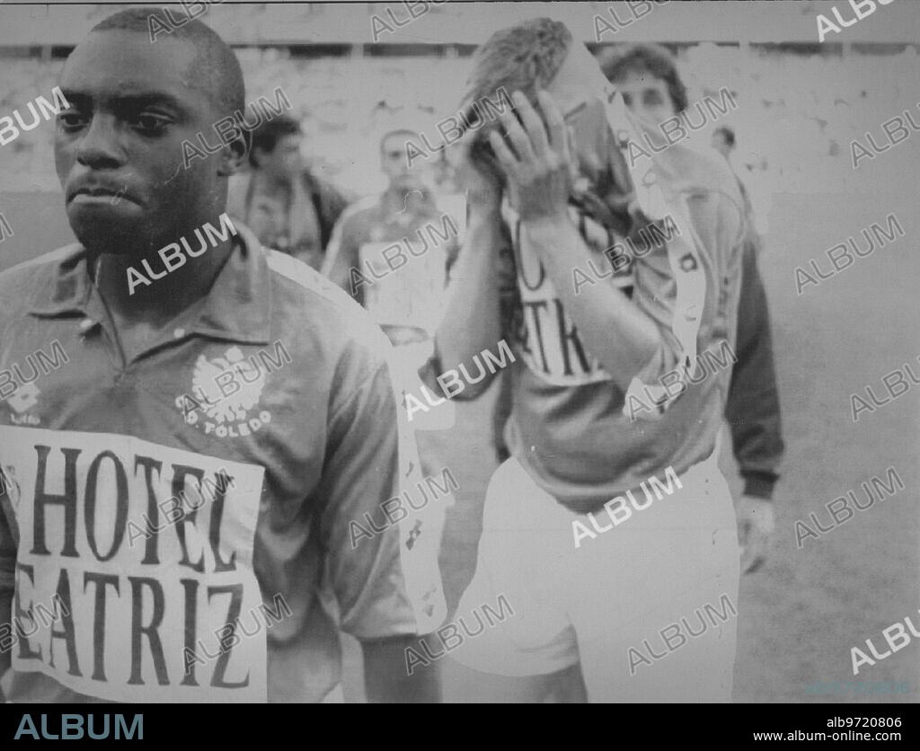 Valladolid, 29/05/1994. El C.D. Toledo perdió frente al Valladolid sus esperanzas de subir a Primera División.