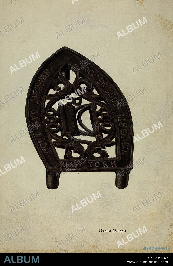 GLENN WILSON. Trivet. Dated: c. 1941. Dimensions: overall: 35.4 x 24.4 cm (13 15/16 x 9 5/8 in.). Medium: watercolor and graphite on paperboard.