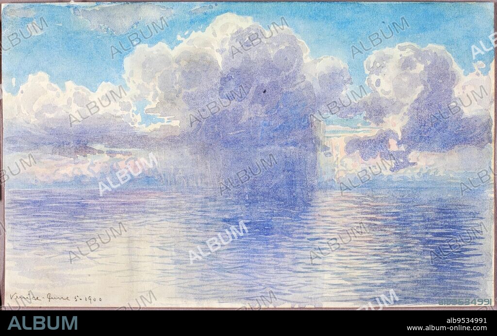 GEORGE ELBERT BURR. Venice. Date: 1900. Watercolor on paper.
