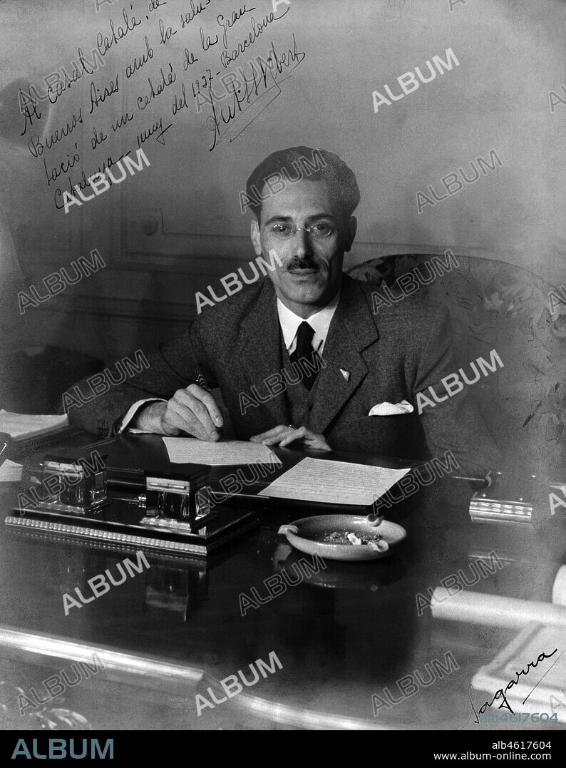 Antoni Maria Sbert Massanet (1901-1980), político catalán nacido en Mallorca, uno de los miembros fundadores del partido Esquerra Republicana de Catalunya, consejero de cultura y gobernación de la Generalitat de Catalunya en Junio de 1937.