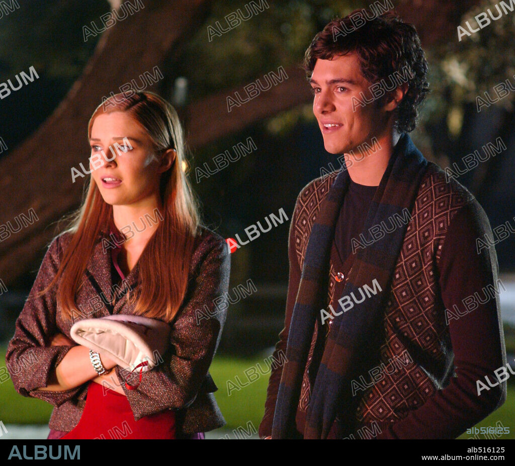ADAM BRODY and SHANNON LUCIO in THE O. C., 2003, directed by DANIEL ATTIAS, DOUG LIMAN and JAMES MARSHALL. Copyright FOX.