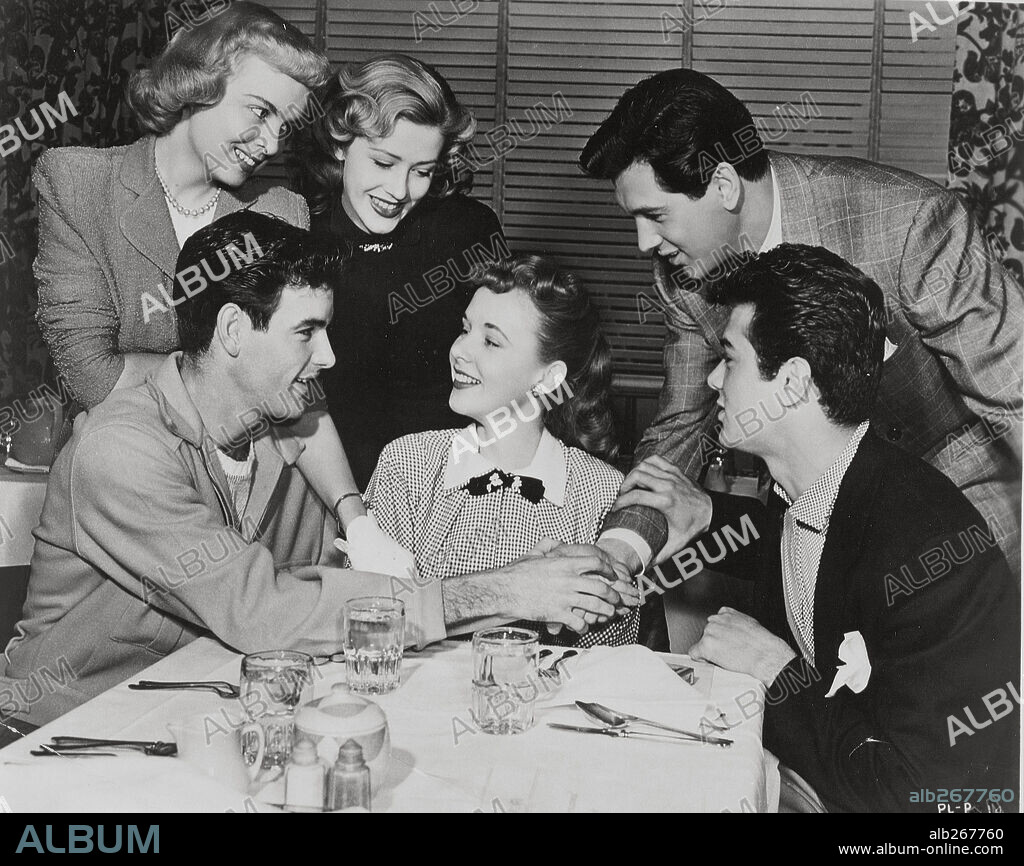 JAMES BEST, MEG RANDALL, PIPER LAURIE, ROCK HUDSON and TONY CURTIS.