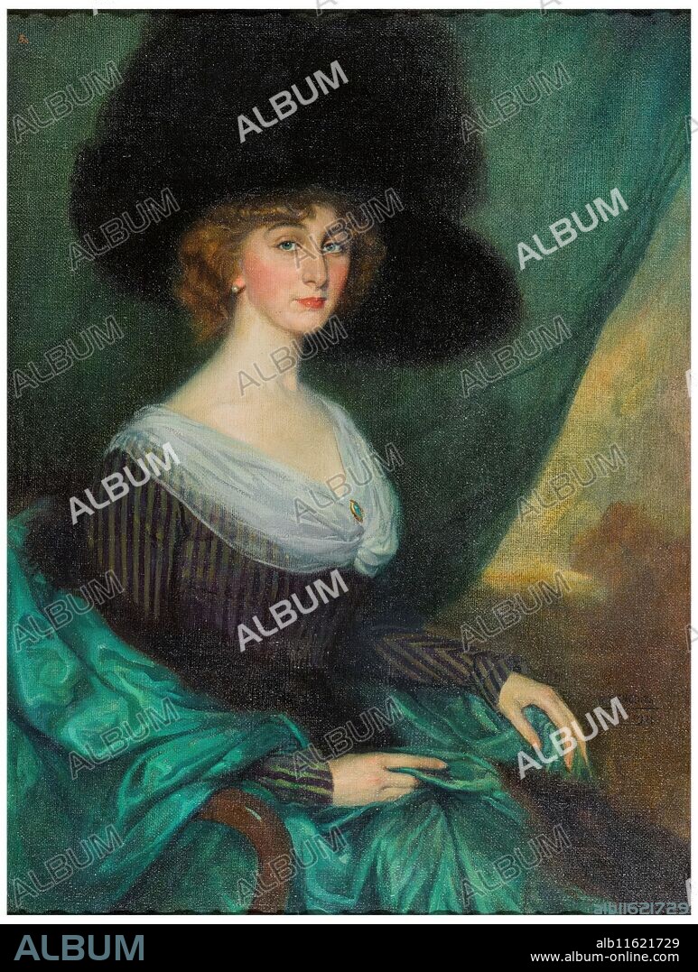 Manuel Benedito Vives / 'Leticia Bosch-Labrús, duquesa de Dúrcal'. 1911. Óleo sobre lienzo, 108 x 83 cm.