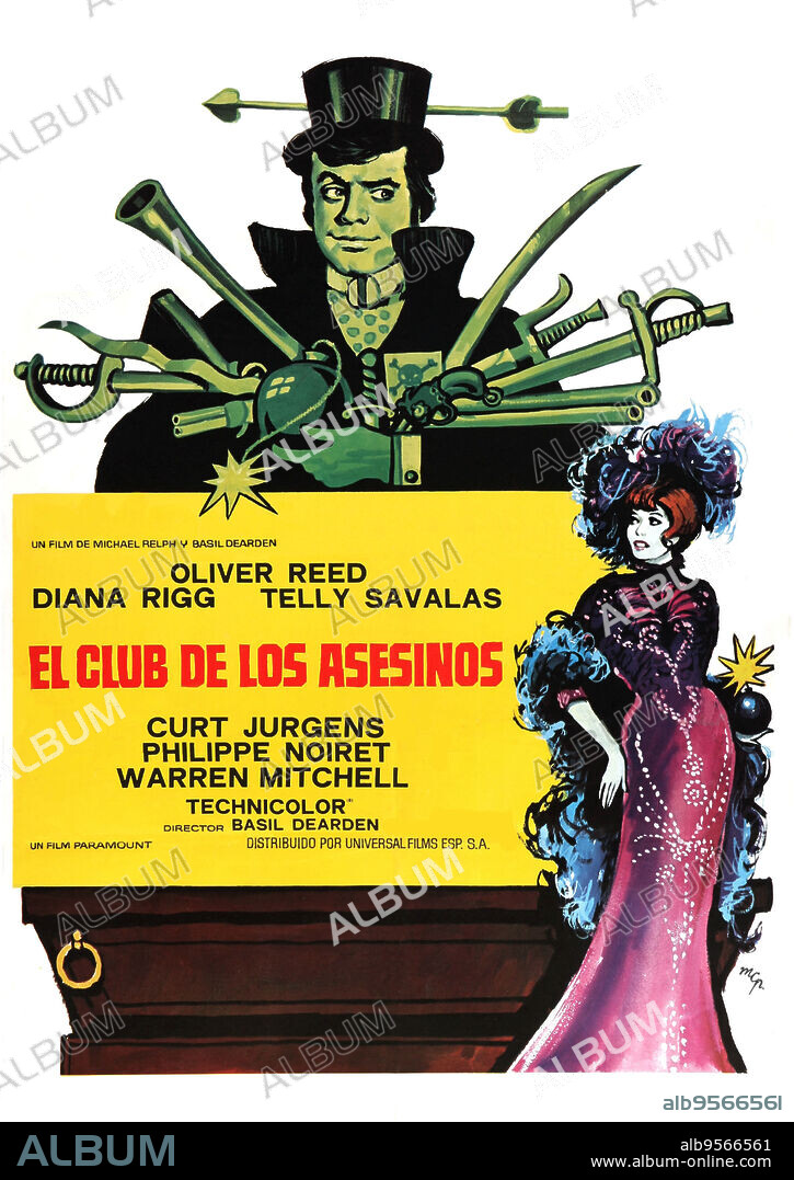 Poster of THE ASSASSINATION BUREAU, 1969, directed by BASIL DEARDEN. Copyright PARAMOUNT PICTURES.