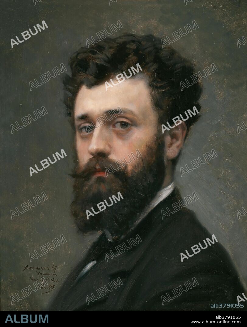 Federico de Madrazo y Kuntz / 'El pintor Raimundo de Madrazo y Garreta, hijo del artista'. 1875. Óleo sobre lienzo, 46,5 x 38,5 cm.; 1875. Óleo sobre lienzo, 46,5 x 38,5 cm.