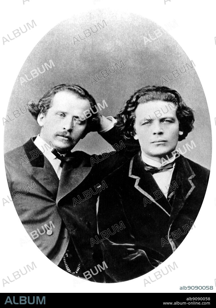 The Rubinstein brothers Nikolay 1835-1881, and Anton 1829-94.