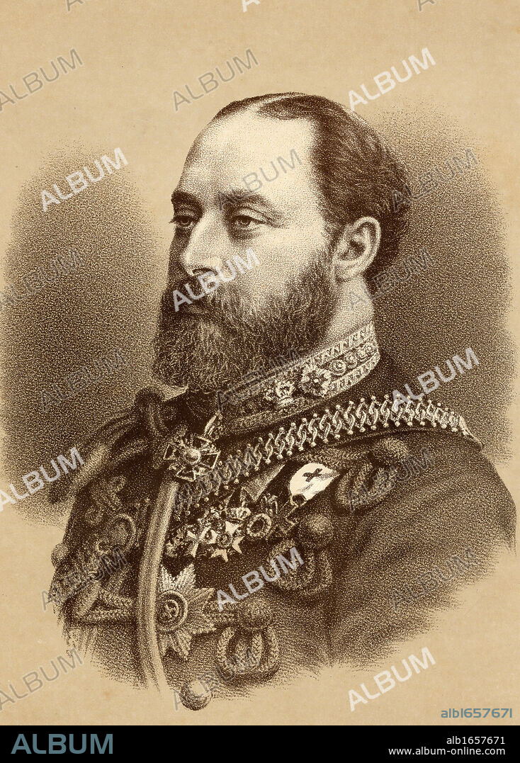 Albert Edward,1841-1910. Prince of Wales, future King Edward VII of Great Britain and Ireland, 1901-1910.