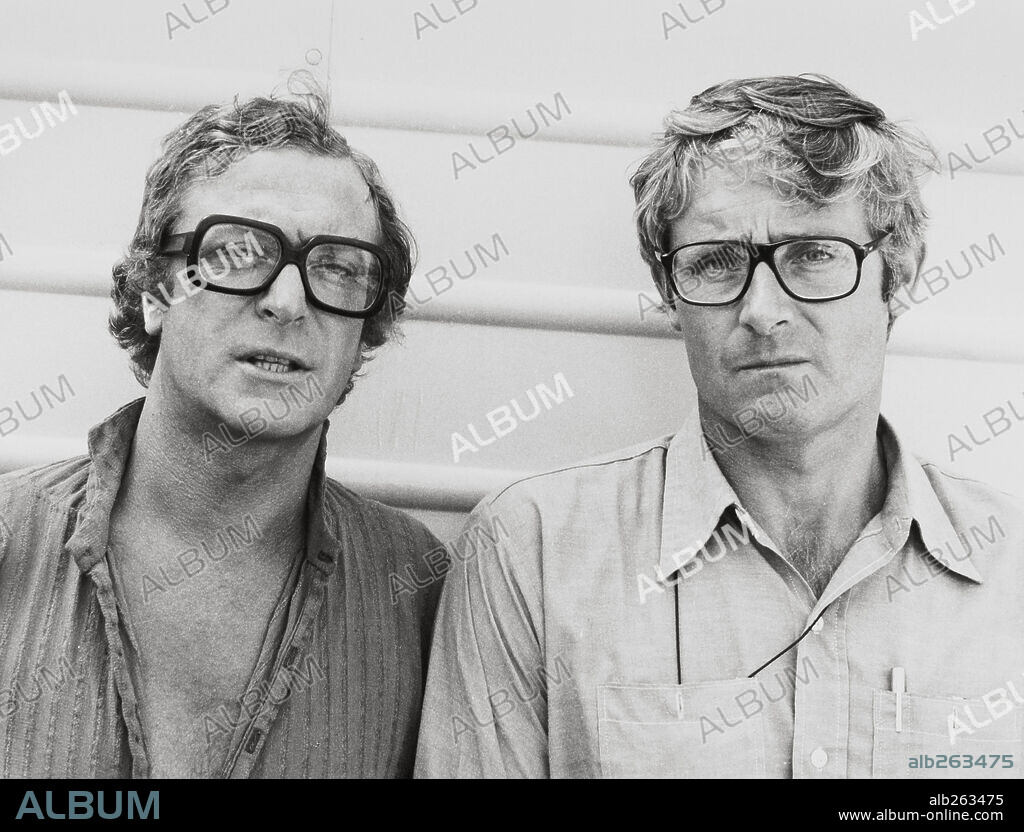 MICHAEL CAINE and PETER BENCHLEY in THE ISLAND, 1980, directed by MICHAEL RITCHIE. Copyright UNIVERSAL PICTURES.