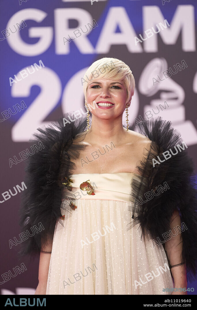 Pasion Vega attends the red carpet during the 24th Annual Latin GRAMMY Awards at FIBES on November 16, 2023 in Seville, Spain.