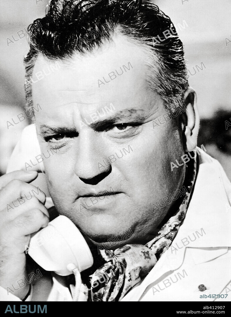 ORSON WELLES in CRACK IN THE MIRROR, 1960, directed by RICHARD FLEISCHER. Copyright 20TH CENTURY FOX.
