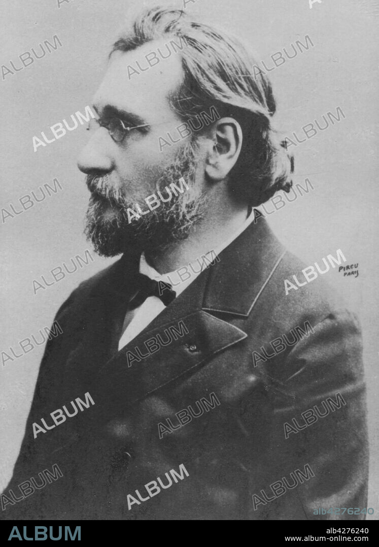 EUGENE PIROU. 'Metchnikof', c1893. Portrait of Russian zoologist Élie Metchnikoff (1845-1916). From the collection of Felix Potin.