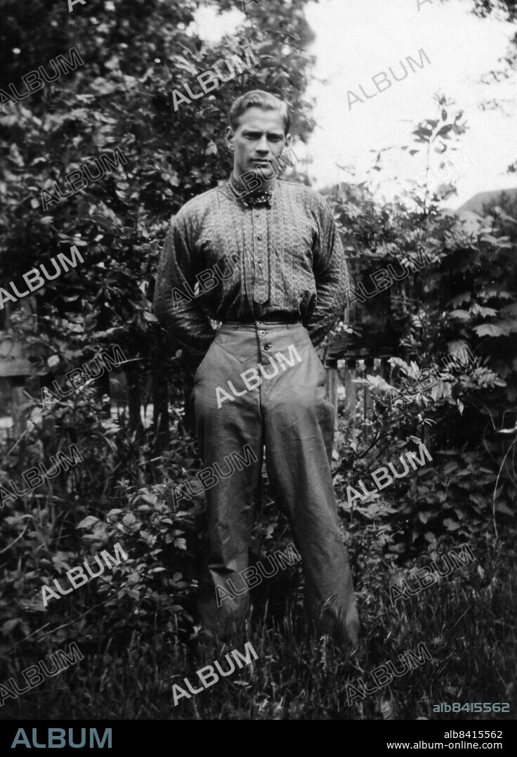 1936. Bror Erik Hedström, medlem i Salaligan som var en förbrytarliga som 1930-36 mördade och rånade fem personer i Västmanland.. Foto: DN / SCANPIX / Kod: 192. ** SVD OUT **.