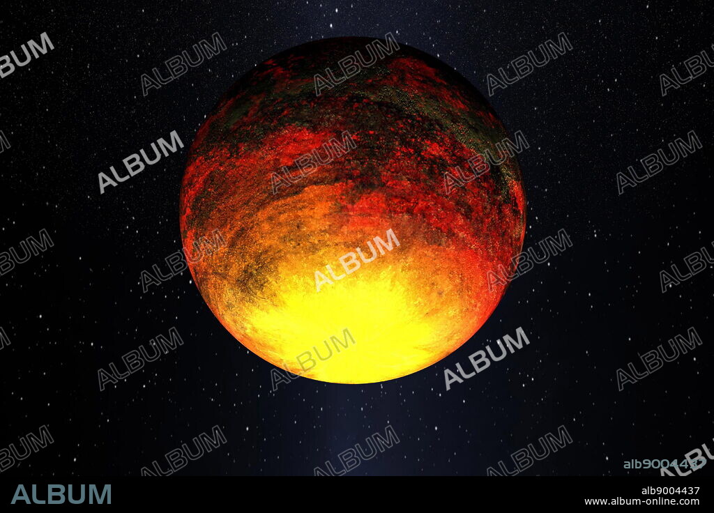 NASA's Kepler mission confirmed the discovery of its first rocky planet, named Kepler-10b. Measuring 1.4 times the size of Earth, it is the smallest planet ever discovered outside our solar system. Kepler-10b an Exo-planet is a scorched world, orbiting at a distance that's more than 20 times closer to its star than Mercury is to our own Sun. The daytime temperature can reach 2,500 degrees Fahrenheit.