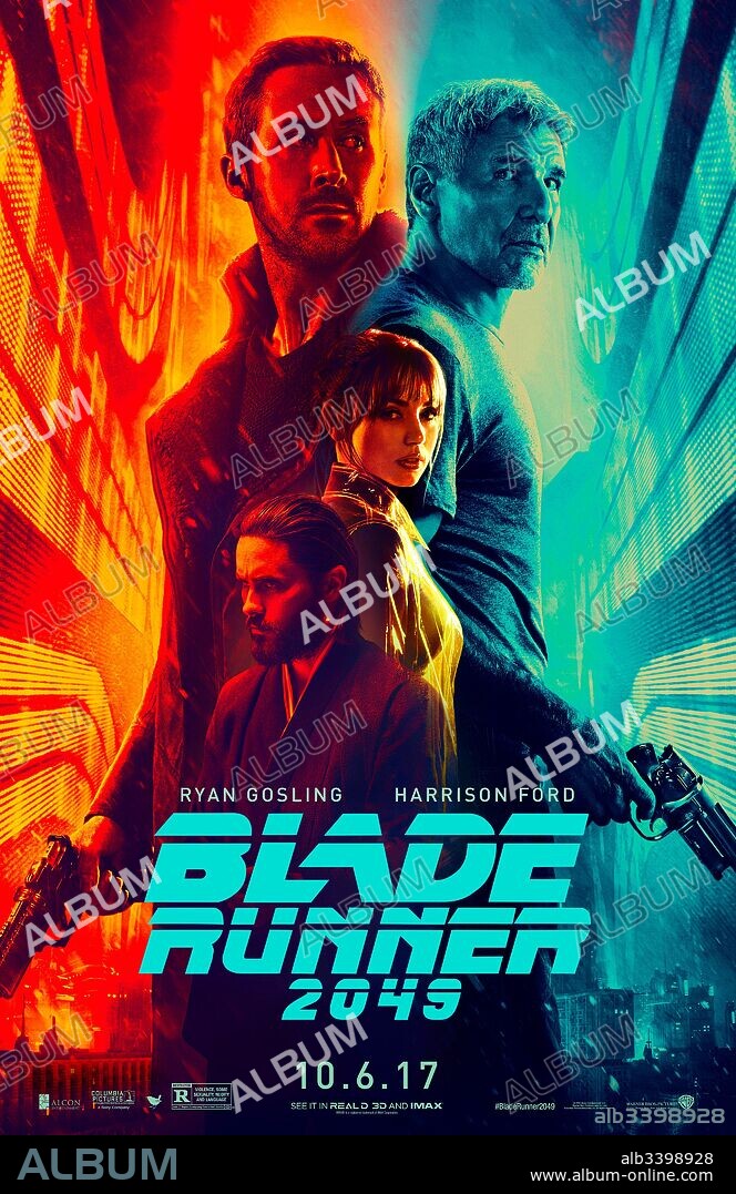 Affiche de BLADE RUNNER 2049, 2017, réalisé par DENIS VILLENEUVE. Copyright ALCON ENTERTAINMENT/COLUMBIA PICTURES.
