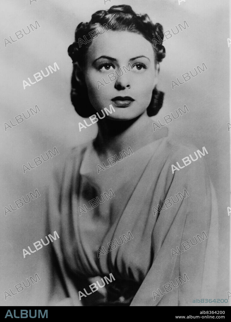 Ingrid Bergman (1915-1982), actriz de cine sueca.