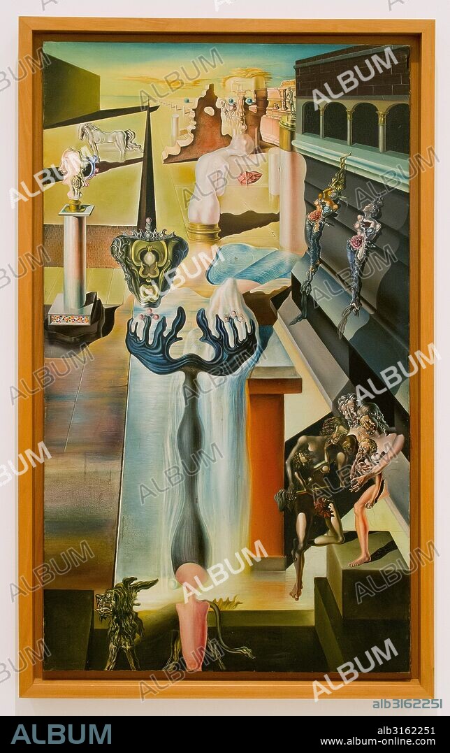 SALVADOR DALÍ. " EL HOMBRE INVISIBLE" (1929-32) DE SALVADOR DALI.