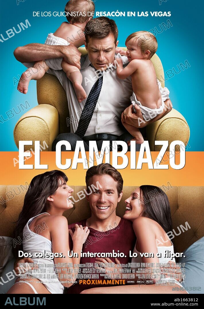 Poster de EL CAMBIAZO, 2011 (THE CHANGE-UP), dirigida por DAVID DOBKIN. Copyright ORIGINAL FILM.