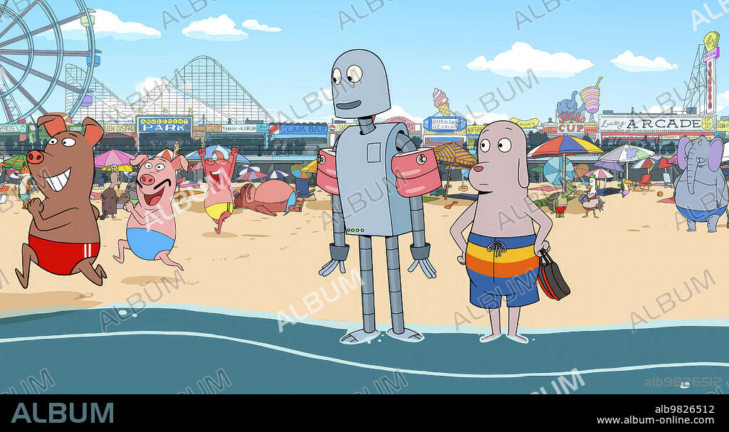 ROBOT DREAMS, 2023, dirigida por PABLO BERGER. Copyright ARCADIA MOTION PICTURES.