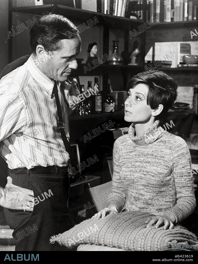 AUDREY HEPBURN and MEL FERRER in WAIT UNTIL DARK, 1967, directed by TERENCE YOUNG. Copyright WARNER BROTHERS.