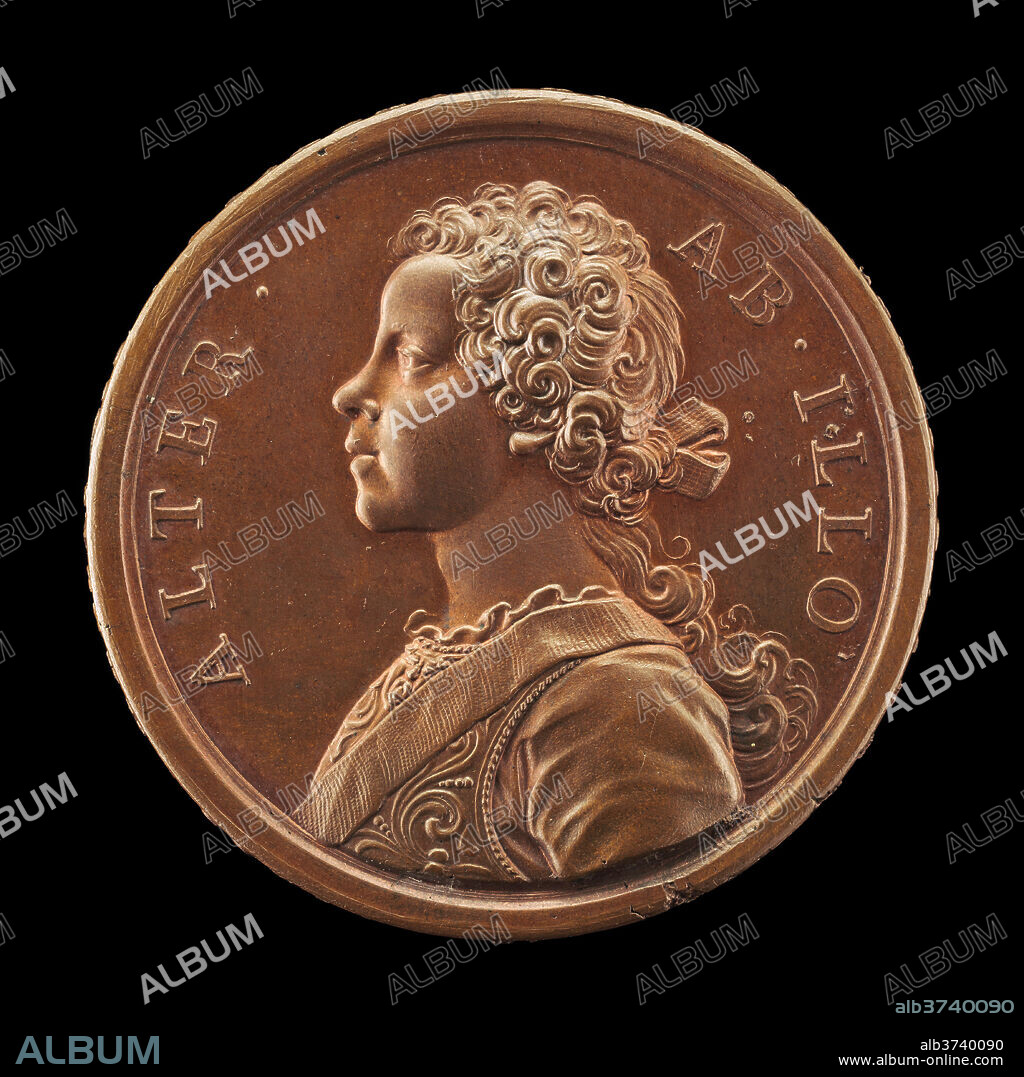 OTTONE HAMERANI. Prince Henry Stuart, 1725-1807, Cardinal of York 1747 [reverse]. Dated: 1729. Dimensions: overall (diameter): 4.19 cm (1 5/8 in.)  gross weight: 29.21 gr (0.064 lb.)  axis: 12:00. Medium: bronze.