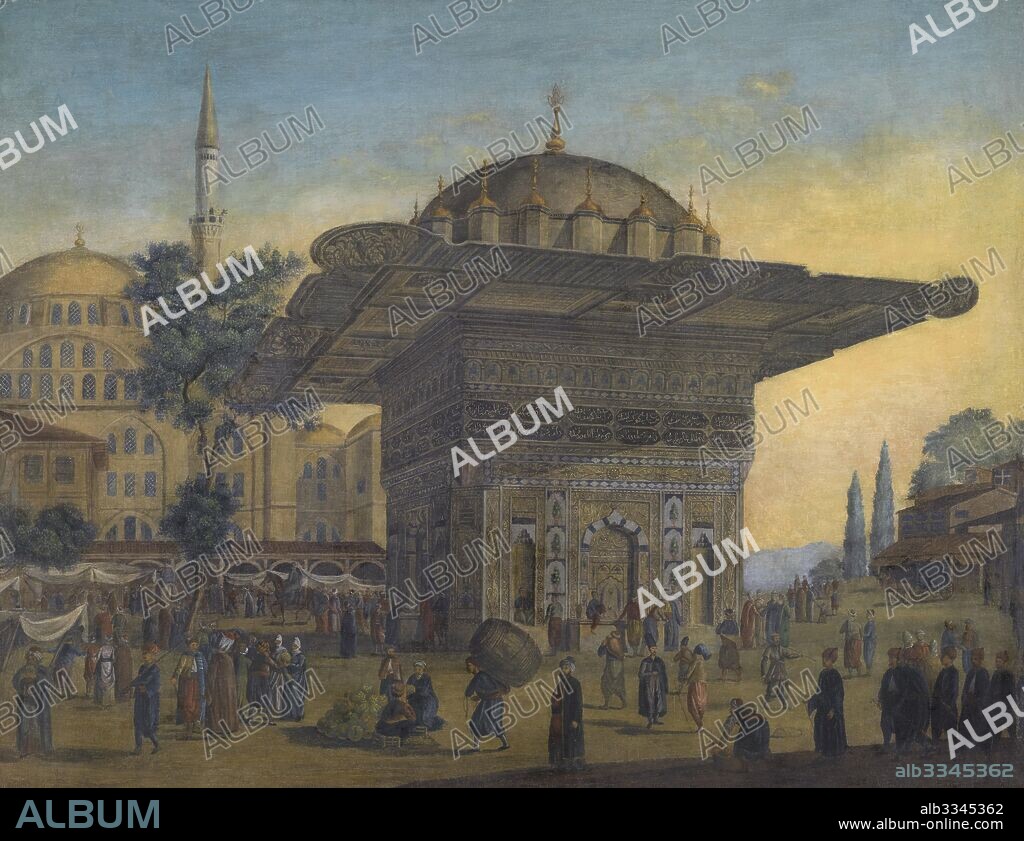 ANTOINE IGNACE MELLING. Tophane Fountain, Constantinople.