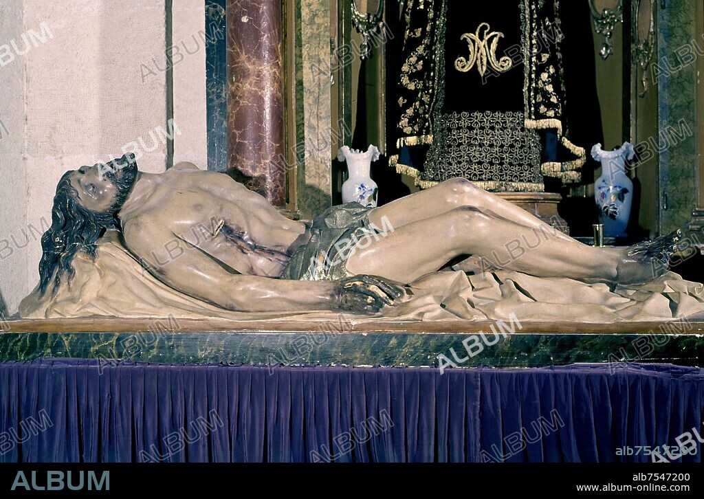 JOSÉ PLANES. CRISTO YACENTE.