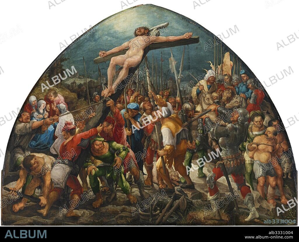 WOLF HUBER. The Elevation of the Cross.