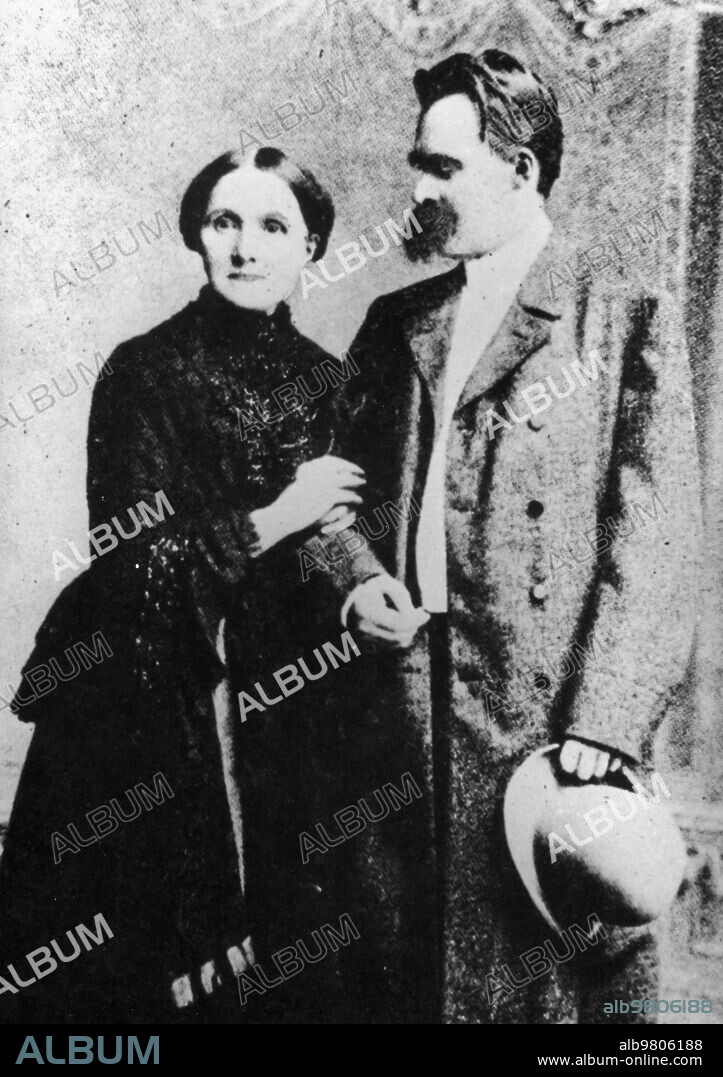 Friedrich Nietzsche'S Portrait With His Mother.