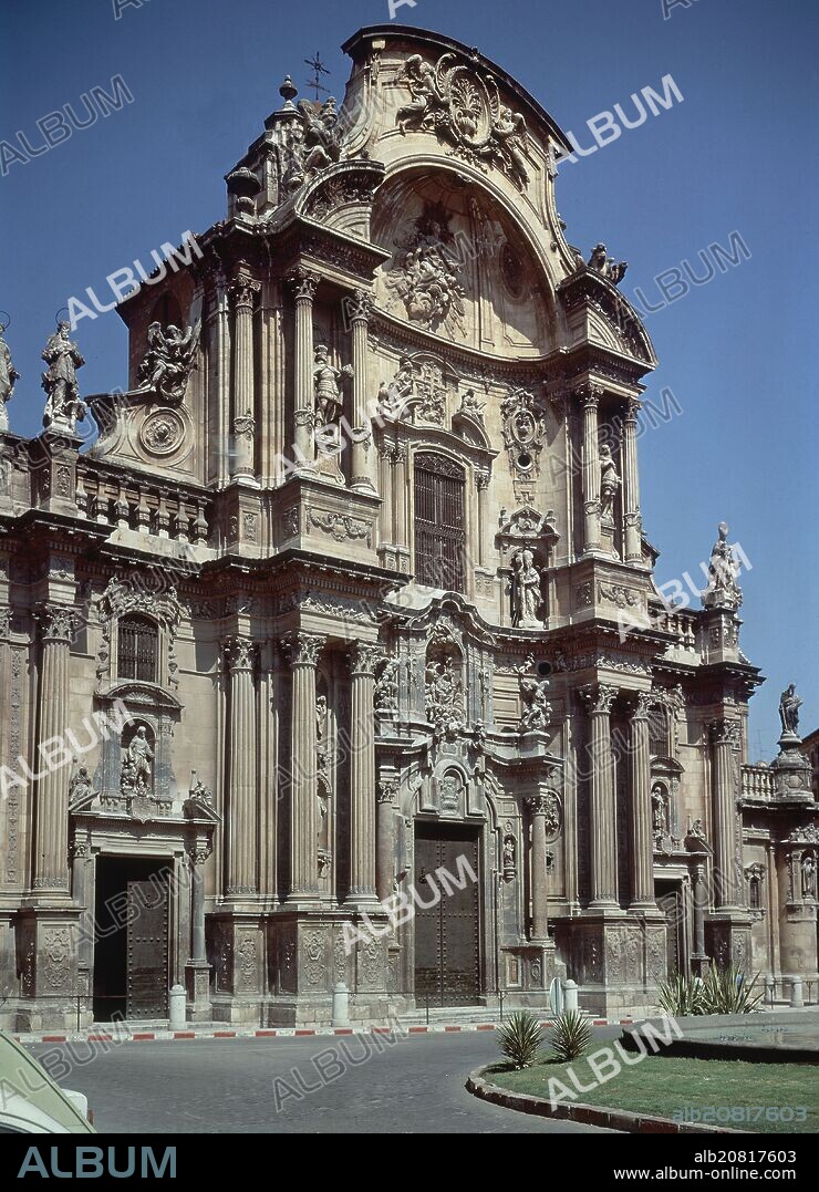 JAIME BORT Y MELIA. FACHADA DE LA CATEDRAL DE MURCIA - 1736-1753.