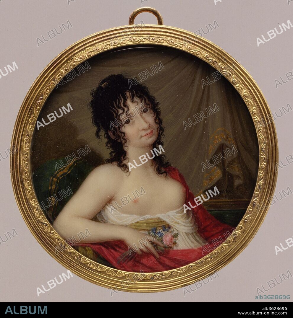 Francesca Ghirardi Lechi (1773-1806). Artist: Giovanni Battista Gigola (Italian, Brescian, 1767-1841). Dimensions: Diameter 2 5/8 in. (66 mm).