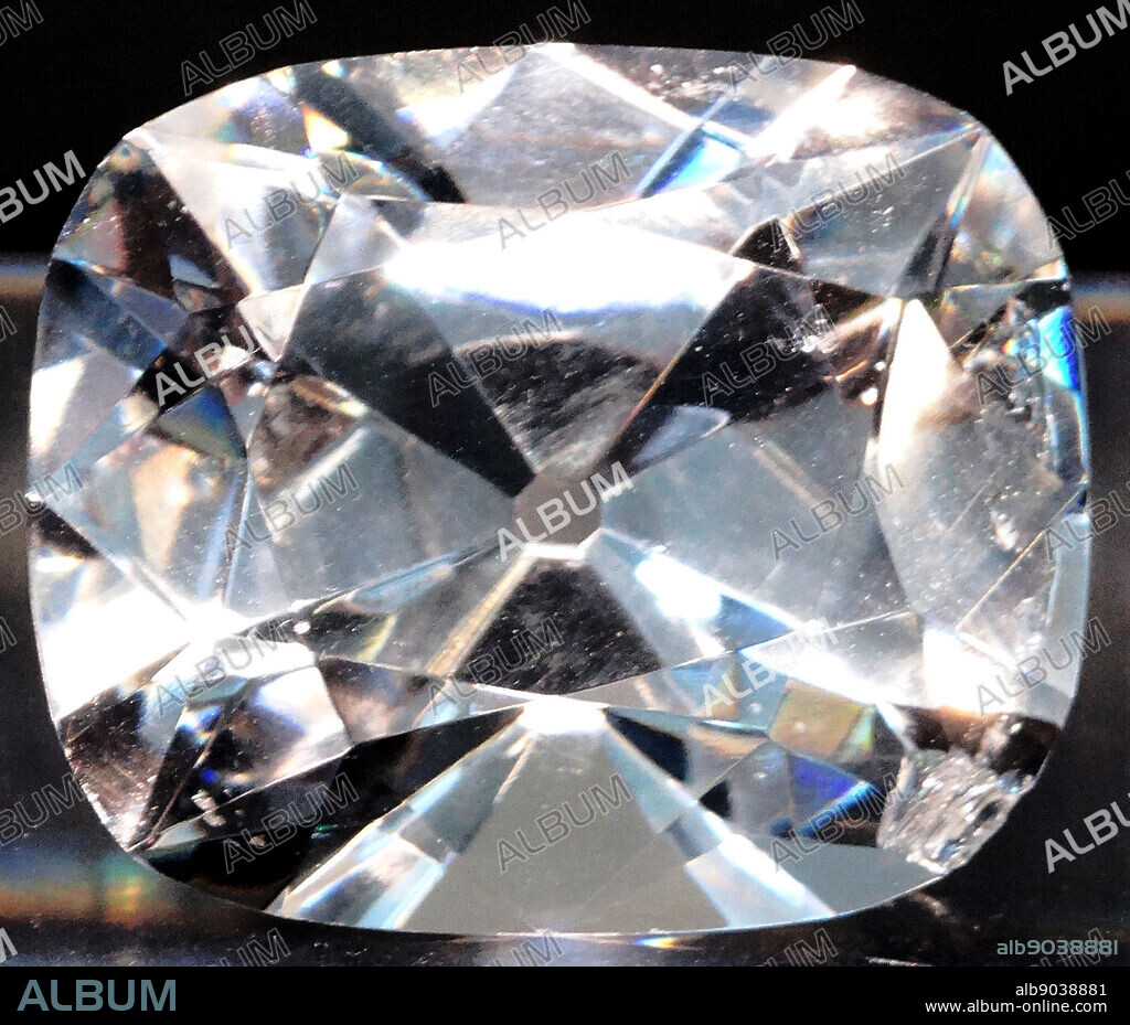 The Regent Diamond, measured at 140.5 Carats, is a diamond owned by the French state. Dated 2014.