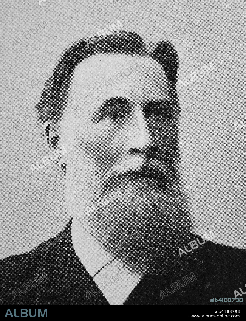 Otto Friedrich von Gierke, 1841-1921, a German legal scholar and historian, reproduction photo from the year 1895, digital improved.