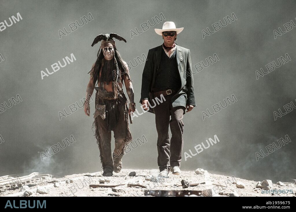 ARMIE HAMMER und JOHNNY DEPP in THE LONE RANGER, 2013, unter der Regie von GORE VERBINSKI. Copyright JERRY BRUCKHEIMER FILMS.