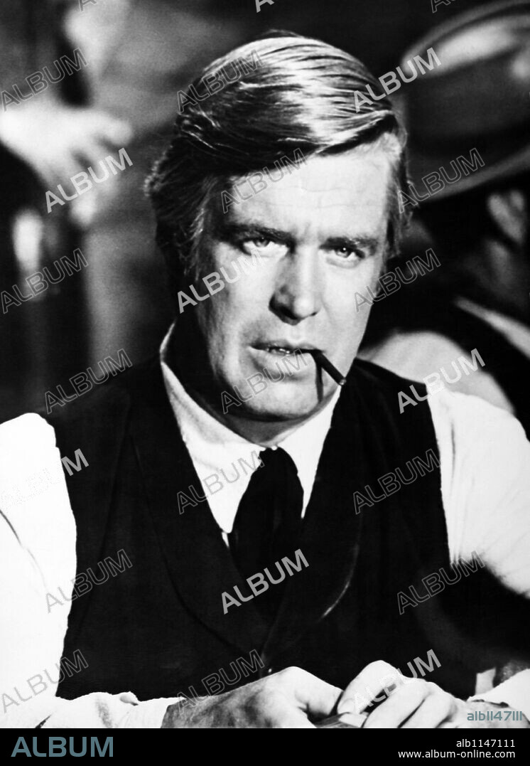 GEORGE PEPPARD in ROUGH NIGHT IN JERICHO, 1967, directed by ARNOLD LAVEN. Copyright UNIVERSAL PICTURES.