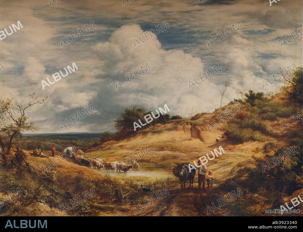 'The Sandpits', 1856. Painting held at The Tate, London. From A Catalogue of the Pictures and Drawings in the collection of Frederick John Nettleford Volume III. - I to S, by C. Reginald Grundy and F. Gordon Roe. [Bemrose and Sons Ltd., London & Derby, 1937].